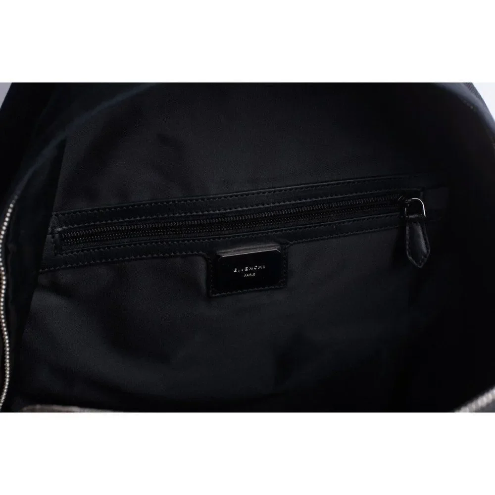 GIVENCHY Unisex Bookbag CI Back Pack Black Large Studded Canvas Leather NWT - Picture 10 of 10